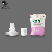 Bouchon de bec verseur en plastique PP/PE coloré personnalisé pour sachet de sauce, d'huile, de détergent ou de liquide