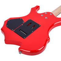 Gitar MS-200, Body Basswood Bentuk Flame, 24 Fret, Fingerboard Rosewood, 6 Senar, Harga Grosir, Langsung dari Pabrik