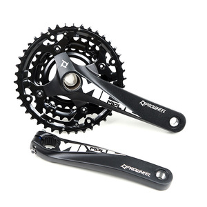 Juego de bielas de bicicleta de montaña de aleación de aluminio integrado hueco 24-32-42t incluye rueda de cadena de manivela de bicicleta de eje <span class=keywords><strong>Central</strong></span> BB92 de ajuste a presión - Product Image 3