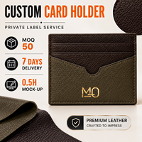Tarjetero Minimalista de Color Contrastante con Diseño de Bolsillo en Forma de V para Regalos de Boutique y Accesorio de Uso Diario