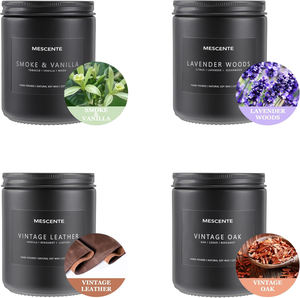 Vela Aromática <span class=keywords><strong>Negra</strong></span> Nórdica Personalizada al por Mayor de Mescente, en Frasco Pequeño, de Lujo, para Hombre y Regalo para el Padre - Product Image 6