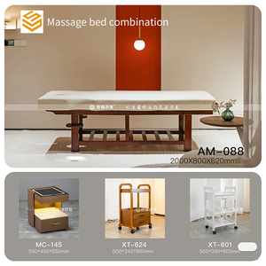 Table De <span class=keywords><strong>Massage</strong></span> Hydrothérapie professionnelle <span class=keywords><strong>Lit</strong></span> de <span class=keywords><strong>massage</strong></span> aquatique avec cadre en bois pour soins de beauté - Product Image 5