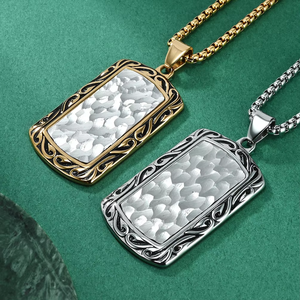 Pendentif en fonte rétro punk rock original pour homme Cadeau de chaîne en acier inoxydable élégant - Product Image 6