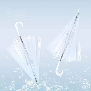 Ô dù trong suốt kiểu truyền thống, in logo tùy chỉnh, quà tặng khuyến mãi, dành cho người lớn, sản xuất trực tiếp từ nhà máy Chủ nhật - Product Image 4