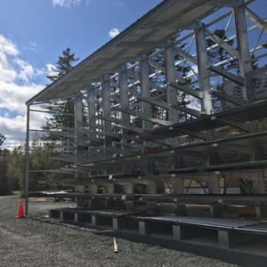 Étagère à cantilever avec toit, personnalisable, réglable, protection contre la corrosion, pour entrepôt, stockage de tuyaux/câbles - Product Image 3