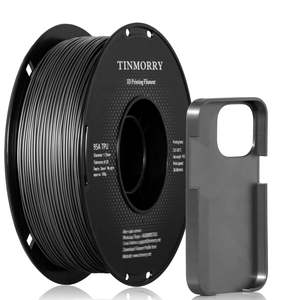 Filament d'imprimante 3D TINMORRY 1,75 mm, filament PETG écologique, PLA/ABS/PETG/ASA/TPU, 1 kg/rouleau, tiges en plastique, TPU 95A - Product Image 1