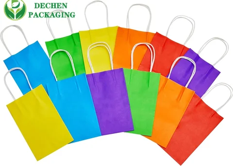 Rope Handle Paper Bag For Clothing and Shoes