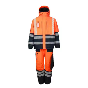 Vêtements de sécurité réfléchissants de haute qualité, vêtements de travail personnalisés, vendus en gros à partir de combinaisons de sécurité haute visibilité fournies par l'usine - Product Image 1