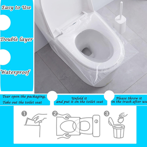 Copriwater Usa e Getta Più Carino, Copri WC in Carta Monouso, Pellicola Usa e Getta per Sedile del WC - Product Image 5