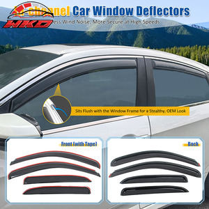 Déflecteurs de vitres pour Chevrolet Tahoe 07-14 et GMC Yukon, protection contre la pluie, montage encastré - Product Image 2