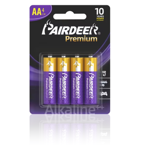 Батарейка щелочная AA (LR6) 1.5В, устойчивая к коррозии, для игрушек и пультов дистанционного управления (PAIRDEER) - Product Image 1