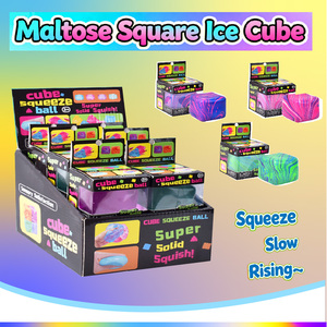 Nouveauté : Jouet anti-stress géant en forme de cube de glace, réutilisable et résistant à la déchirure, pour la relaxation des employés sur le lieu de travail - Product Image 1