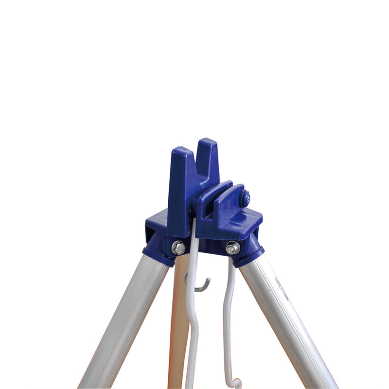 ZS09694-Support de canne à pêche sur glace triangulaire pliable