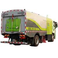Nettoyeur de voirie électrique 10 m³ de dernière conception, balayeuse industrielle électrique assise pour le nettoyage des routes