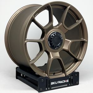 Rines Bku Forjados 5x130 para <span class=keywords><strong>Porsche</strong></span> 911 991 992 Turbo <span class=keywords><strong>Carrera</strong></span> 4s <span class=keywords><strong>GTS</strong></span> GT3 718 GT4 RS de 19, 20 y 21 Pulgadas, Rines de Aleación con Bloqueo Central - Product Image 5