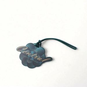 Wholesale Waterproof ID <b>Name</b> Paper Card Travel Leather Luggage Baggage Tags With Metal Buckle - Product Image 1