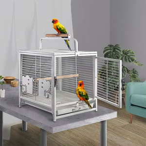 <span class=keywords><strong>Cage</strong></span> à oiseaux portative extérieure de <span class=keywords><strong>cage</strong></span> à oiseaux de perroquet de taille moyenne pour extérieur - Product Image 3