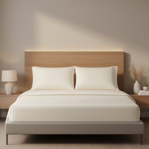 Parure de lit 10 pièces en microfibre, 2000 fils, taille King, design uni, antibactérienne, pour la maison - Product Image 2