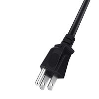 Câble d'alimentation électrique C13 à 3 broches US, cordon CA 3 broches USA, cordon d'alimentation C13 US