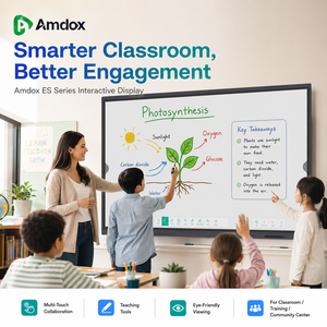 Lavagna Interattiva Amdox 40 Punti Touch Screen <span class=keywords><strong>TV</strong></span> Display 4K DLED Quad-core per Ufficio, Aula e Studenti - Product Image 3