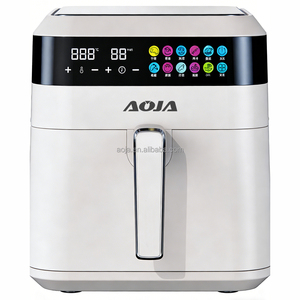 Friteuse à air AOJA 1700W haute puissance, grande capacité 6,5L, deux boutons de commande manuelle avec fenêtre de cuisson visible - Product Image 4
