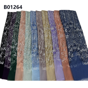 Chocoo Cao Bán Long Lanh <span class=keywords><strong>Sequin</strong></span> Wedding Dress Ren Vải Ngọc Lục Bảo Màu Xanh Lá Cây Phi Đính Cườm Ren Vải Cho Phụ Nữ - Product Image 6