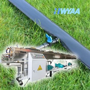 HWYAA monocouche PE Layflat tuyau d'irrigation tuyau de ligne faisant la Machine CE ISO9001 diamètre personnalisé - Product Image 2