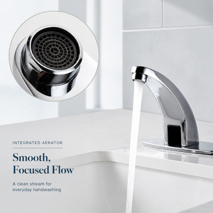 Rubinetto Miscelatore Automatico <span class=keywords><strong>per</strong></span> Lavabo, Senza Contatto, a Infrarossi, Induttivo, con Sensore Touchless <span class=keywords><strong>per</strong></span> <span class=keywords><strong>Bagno</strong></span> - Product Image 4