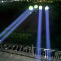Senter Taktis LED USB Isi Ulang Tahan Air Berlumens Tinggi, Dapat Diperbesar Jarak Jauh 1000m, Untuk Luar Ruangan