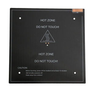 Plaque de lit en aluminium chauffante pour imprimante 3D Plate-forme de lit <span class=keywords><strong>chauffant</strong></span> de 3mm d'épaisseur pour <span class=keywords><strong>Ender</strong></span> <span class=keywords><strong>3</strong></span> CR10 CR10 <span class=keywords><strong>Pro</strong></span> - Product Image 3