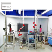 Prix de la machine de réacteur de pyrolyse en plastique min petits déchets réacteur de laboratoire méthane