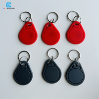Llavero NFC ABS Multicolor con Chip RFID Reemplazable de 13.56Mhz para Control de Acceso