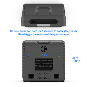 GTCODESTAR gömülü QR kod okuyucu USB barkod okuyucu 2D masaüstü barkod tarayıcı envanter için kablolu QR kod tarama platformu - Product Image 6