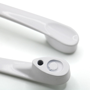 JFS Aluminum Alloy Thumb Pull Cabinet Handle Modern Design Easy Installation <b>White</b> Black - Product Image 4