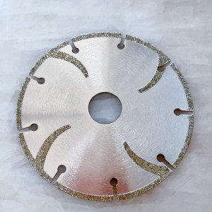 115mm Electroplated Kim Cương Đá công cụ cắt đĩa công cụ granit lưỡi đá quý đá công cụ máy mài góc 125 - Product Image 1