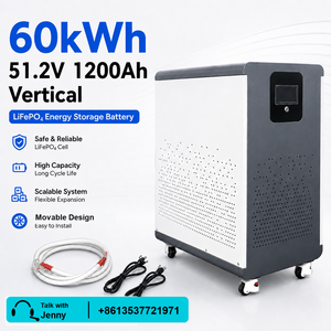 Moveable 61kwh 60kWh Solar Power Storage Systems 2026 51.2V 1175AH 1200AH Hithium Deep Cycle Lithium <b>Battery</b> Pack - Product Image 1