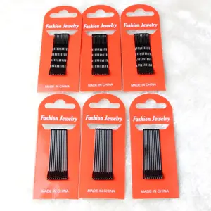 Wholesale Factory Black Straight And Wave Set Basic Hair Pins Hair Accessories For Women Girls