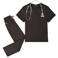 Vêtements médicaux pour femmes NiaaHinn, style européen et américain, tissu polyester Dobby à séchage rapide, lavage à la main