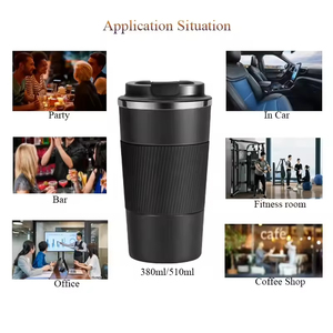 Vaso Mezclador Deportivo de Acero Inoxidable con Logotipo Personalizado, Taza de Café de 510 ml, Botella para Gimnasio, Proteínas y Fitness - Product Image 6