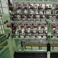 Zhengtai — machine à aiguilles Double couche de tissu étroit, élastique ou Non élastique, tissage à domicile, 12/25