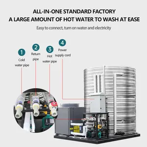 MIKEE Poland Heat Pump R134a Heat Pump Monoblock R134a Solar Heating System