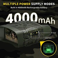 NV4000 Jumelles de vision nocturne 4K 36MP ultra-claires avec écran de surveillance infrarouge nocturne pour la détection en extérieur