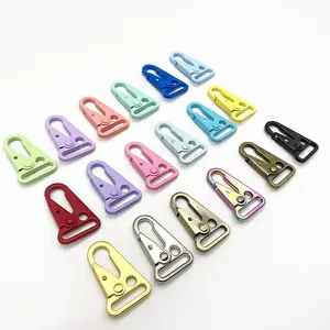 Yyx màu hồng điện thoại di động Trường hợp dây buộc Khóa dây xích chó xoay Carabiner Mini Carabiner HK Clip