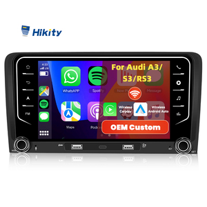 Hikity pour <span class=keywords><strong>Audi</strong></span> A3 8P /<span class=keywords><strong>S3</strong></span>/RS3 7 ''Android autoradio stéréo 2 + 64G sans fil Carplay/Android Auto/GPS/WiFi personnalisation audio de voiture - Product Image 1