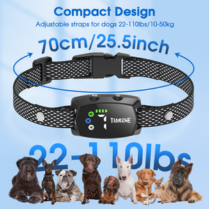 Hoch empfindlicher LED-Farbbild schirm No Shock Safe Stop Barking <span class=keywords><strong>Training</strong></span> Anti-Bark-Kragen mit Sound-und Gyroskop-Bewegungs sensor - Product Image 3
