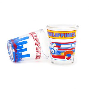 Verres à shot promotionnels en gros des Philippines, entièrement imprimés, sur mesure, souvenir de voyage avec logo - Product Image 5