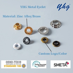 Yhg באיכות גבוהה חרוט מותאם אישית פליז סגסוגת botones אבץ grommet אמייל מתכת עפעף עבור תיק המעיל אביזרים - Product Image 5