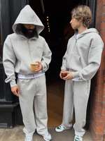 Fabricant de vêtements personnalise les vêtements de jogging, les vêtements de sport de fitness, les pantalons de sport amples de haute qualité, les ensembles de sweat-shirts