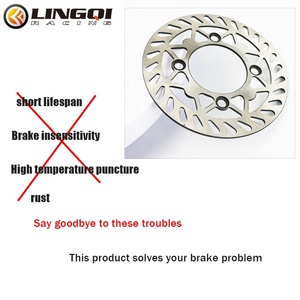 Super Grade 190mm 4 agujeros <span class=keywords><strong>disco</strong></span> flotante Rotor pinza de freno sistema de freno para Pit Dirt Bike Off Road bicicleta eléctrica de montaña - Product Image 4