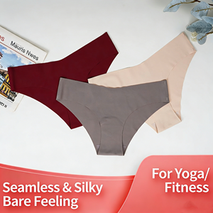 Slip Donna Invisibili Senza Cuciture in Seta Ghiaccio, Morbidi, Traspiranti ed Elastici per un Comfort Quotidiano - Product Image 1